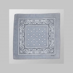 šatka ROCK ornamenty šedá s rockovým vzorovaním materiál: 100%bavlna rozmery: 55x55cm